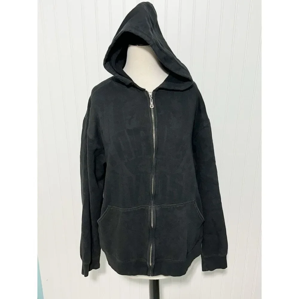 Harley Davidson Men's Full Zip Long Sleeve Hoodie Black Size Large‎ - Picture 13 of 13